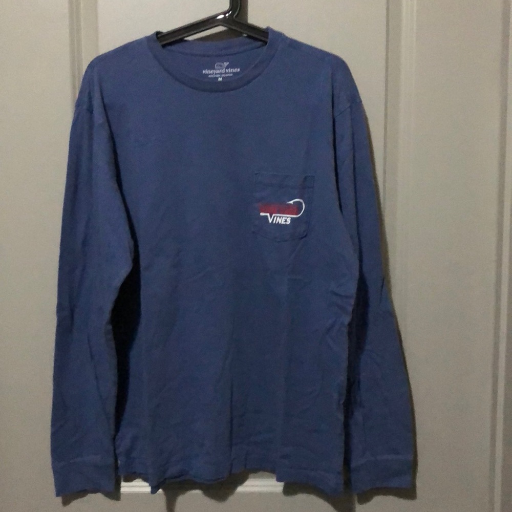 Vineyard Vines Long Sleeve Pocket Tee Shirt
